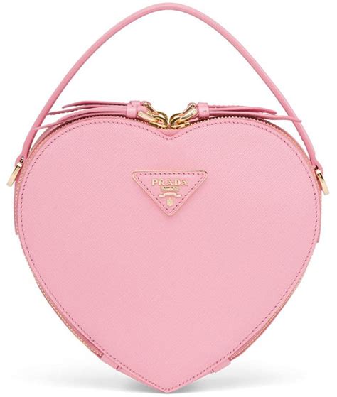 prada heart bag|prada black handbag silver hardware.